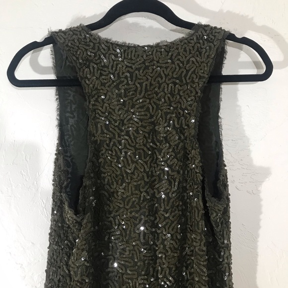 Alice + Olivia Sequin Racerback Mini Shift Dress - Picture 3 of 8